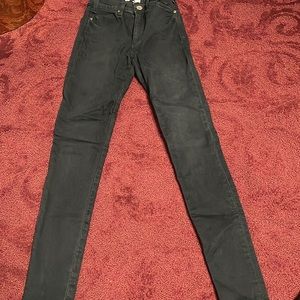Black skinny McGuire jeans